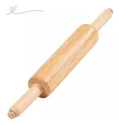 Rolo de abrir massa de madeira