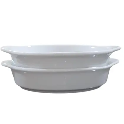 Travessas de porcelana